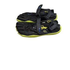 Fila Water Shoes Skele-Toes Men’s Size 10 Black Green EZ Slide 1PK14074-992